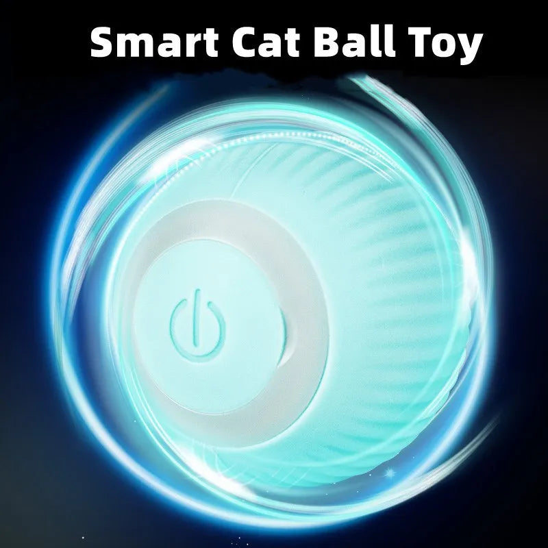 Smart Interactive Cat Ball - Automatic Rolling Electronic Toy for Indoor Play